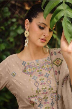 My Fashion Road Jay Vijay Earthwoven Exclusive Cotton Jacquard Suit | 10993