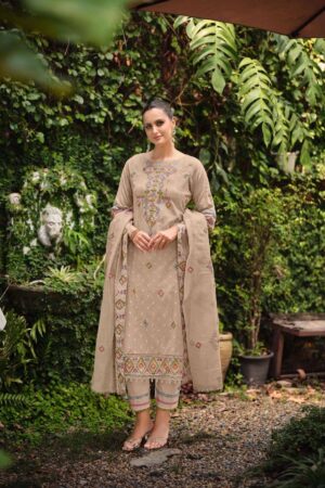 My Fashion Road Jay Vijay Earthwoven Exclusive Cotton Jacquard Suit | 10993