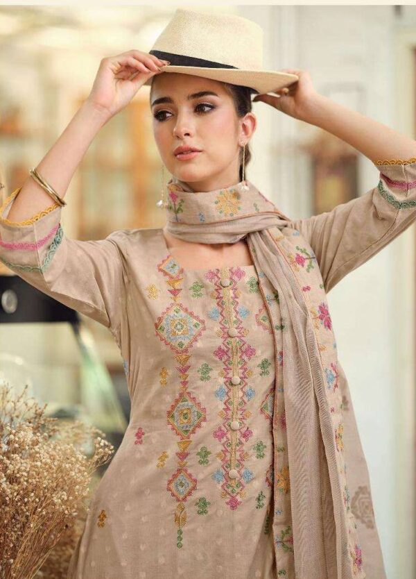 My Fashion Road Jay Vijay Earthwoven Exclusive Cotton Jacquard Suit | 10991