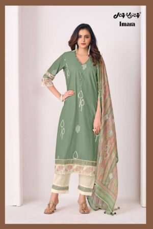 My Fashion Road Jay Vijay Imara Pure Cotton Designer Suit | 3275 – B