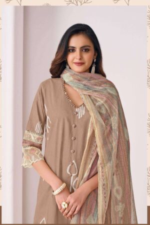 My Fashion Road Jay Vijay Imara Pure Cotton Designer Suit | 3275 – D