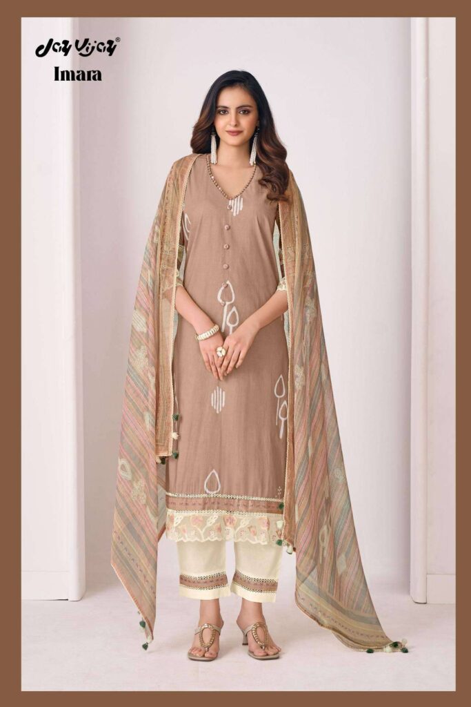 My Fashion Road Jay Vijay Imara Pure Cotton Designer Suit | 3275 – D