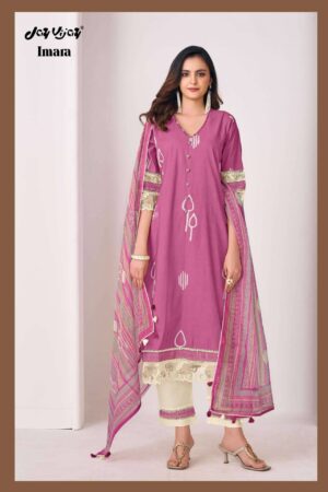My Fashion Road Jay Vijay Imara Pure Cotton Designer Suit | 3275 – A