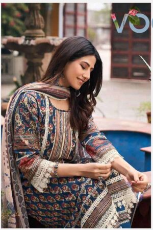 My Fashion Road Jay Vijay Mahek Premium Designs Cotton Suit | 10843