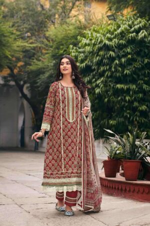 My Fashion Road Jay Vijay Mahek Premium Designs Cotton Suit | 10841