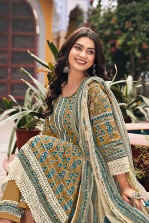 My Fashion Road Jay Vijay Mahek Premium Designs Cotton Suit | 10842