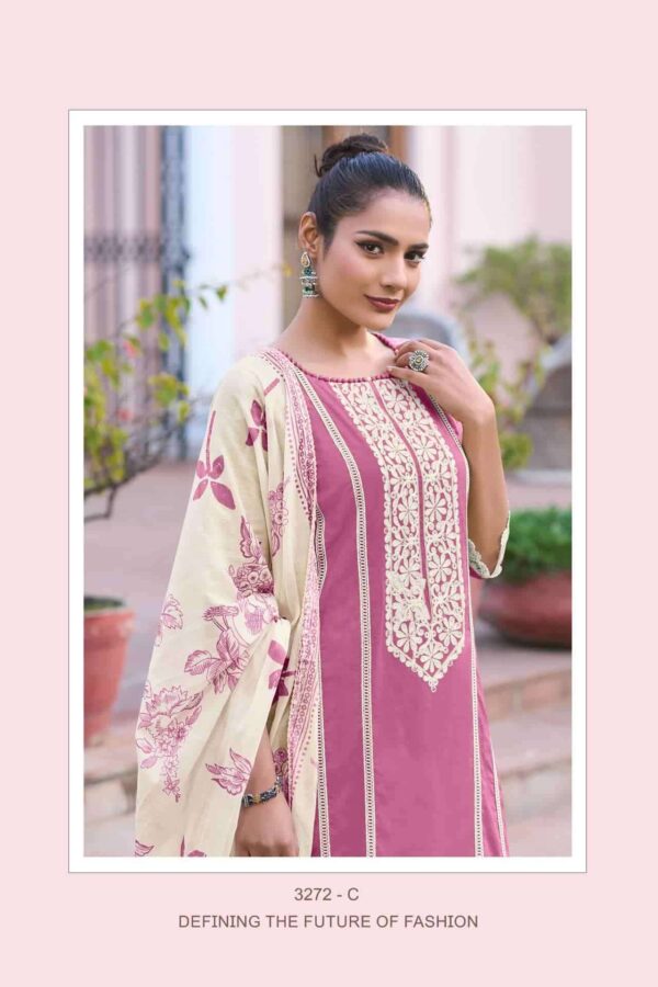 My Fashion Road Jay Vijay Natasha Latest Designs Cotton Dress | 3272 – C