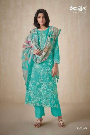 My Fashion Road Omtex Inayat Premium Wear Cotton Ladies Suit | 13091 – D