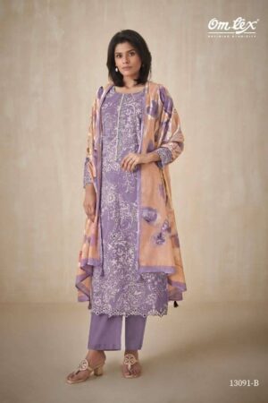 My Fashion Road Omtex Inayat Premium Wear Cotton Ladies Suit | 13091 – B