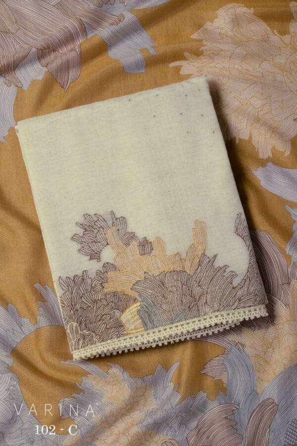 My Fashion Road Omtex Varina D 102 Fancy Cotton Jacquard Suit | 102 – C