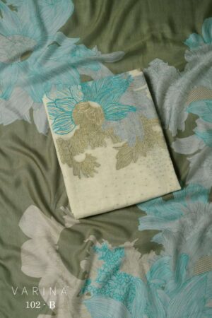 My Fashion Road Omtex Varina D 102 Fancy Cotton Jacquard Suit | 102 – B