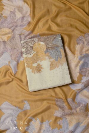 My Fashion Road Omtex Varina D 102 Fancy Cotton Jacquard Suit | 102 – C