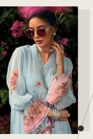 My Fashion Road Sanaz Jansoor Fancy Cotton Ladies Dress | JN – 1003