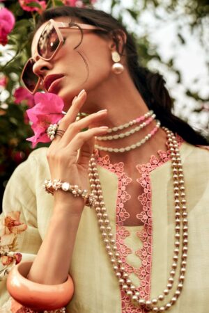 My Fashion Road Sanaz Jansoor Fancy Cotton Ladies Dress | JN – 1002