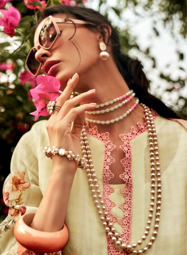 My Fashion Road Sanaz Jansoor Fancy Cotton Ladies Dress | JN – 1002