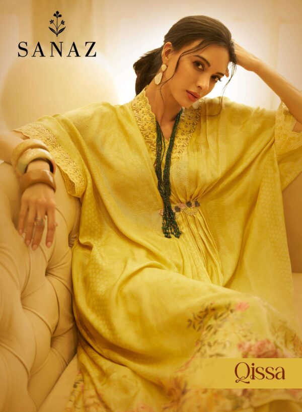 My Fashion Road Sanaz Qissa Latest Designs Muslin Suit | 1003