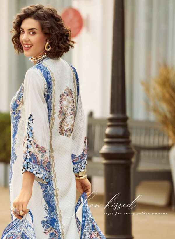 My Fashion Road Sanaz Zarmina Exclusive Designs Muslin Suit | ZM – 1003