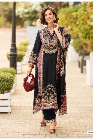 My Fashion Road Sanaz Zarmina Exclusive Designs Muslin Suit | ZM – 1002