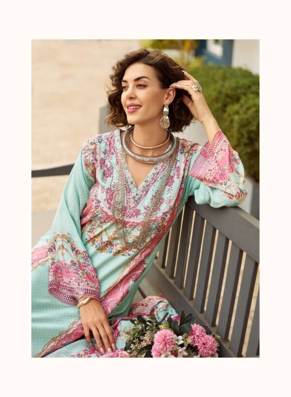 My Fashion Road Sanaz Zarmina Exclusive Designs Muslin Suit | ZM – 1004