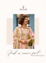 My Fashion Road Sanaz Zarmina Exclusive Designs Muslin Suit | ZM – 1001