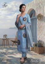 My Fashion Road T And M Designer Butterfly Effect Pure Linen Fancy Ladies Dress | 1448