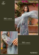 My Fashion Road T And M Designer Florence Digital Printed Organdy Suit | 592