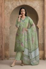 My Fashion Road T And M Designer Florence Digital Printed Organdy Suit | 528