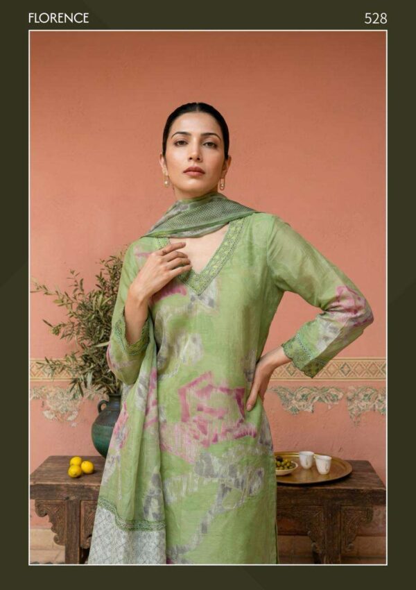 My Fashion Road T And M Designer Florence Digital Printed Organdy Suit | 528