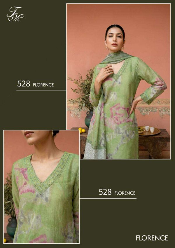 My Fashion Road T And M Designer Florence Digital Printed Organdy Suit | 528