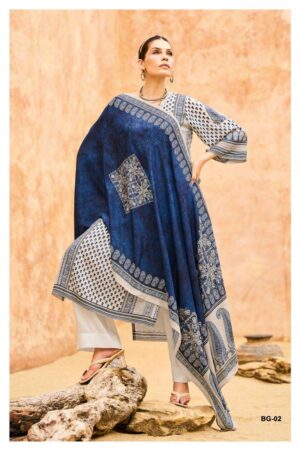 My Fashion Road Varsha Bagh Exclusive Designs Muslin Salwar Suit | BG – 02