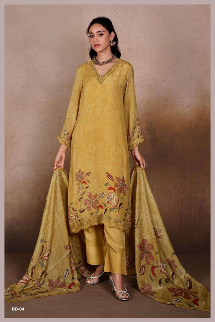 My Fashion Road Varsha Boondh Fancy Chinon Chiffon Suit | BD – 04