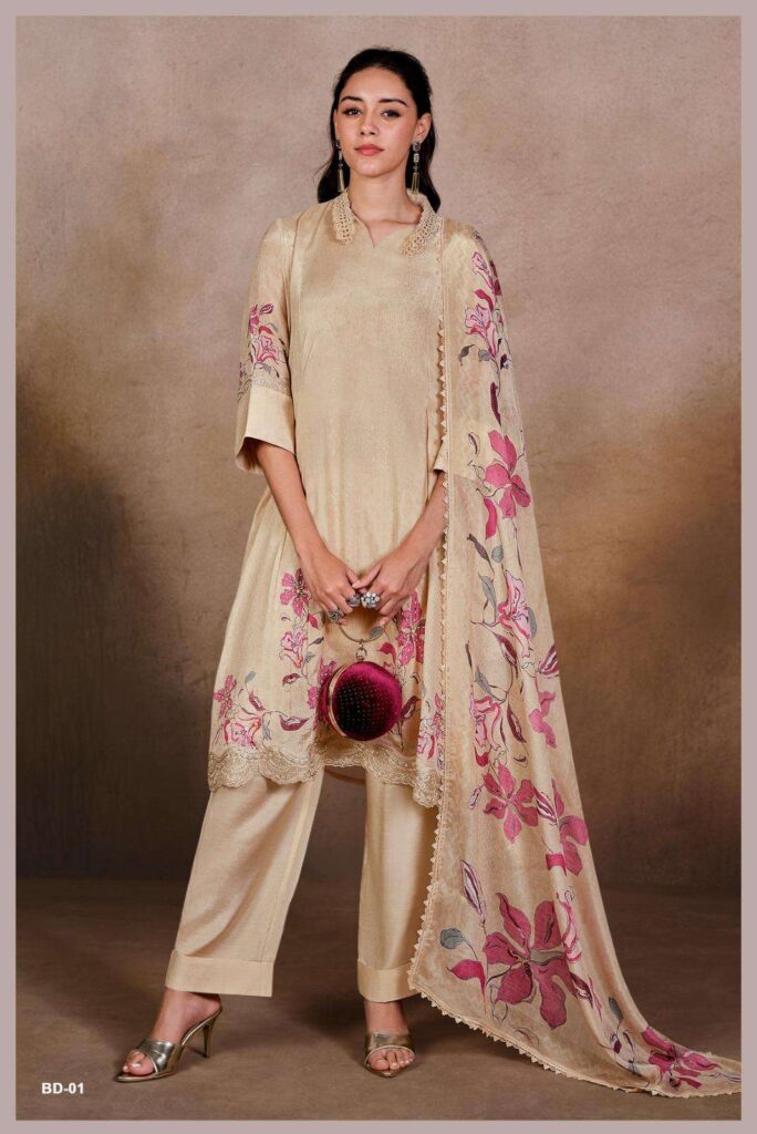 My Fashion Road Varsha Boondh Fancy Chinon Chiffon Suit | BD – 01