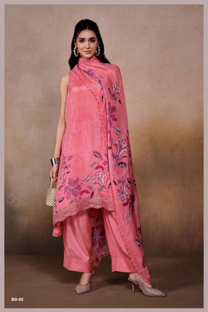 My Fashion Road Varsha Boondh Fancy Chinon Chiffon Suit | BD – 02