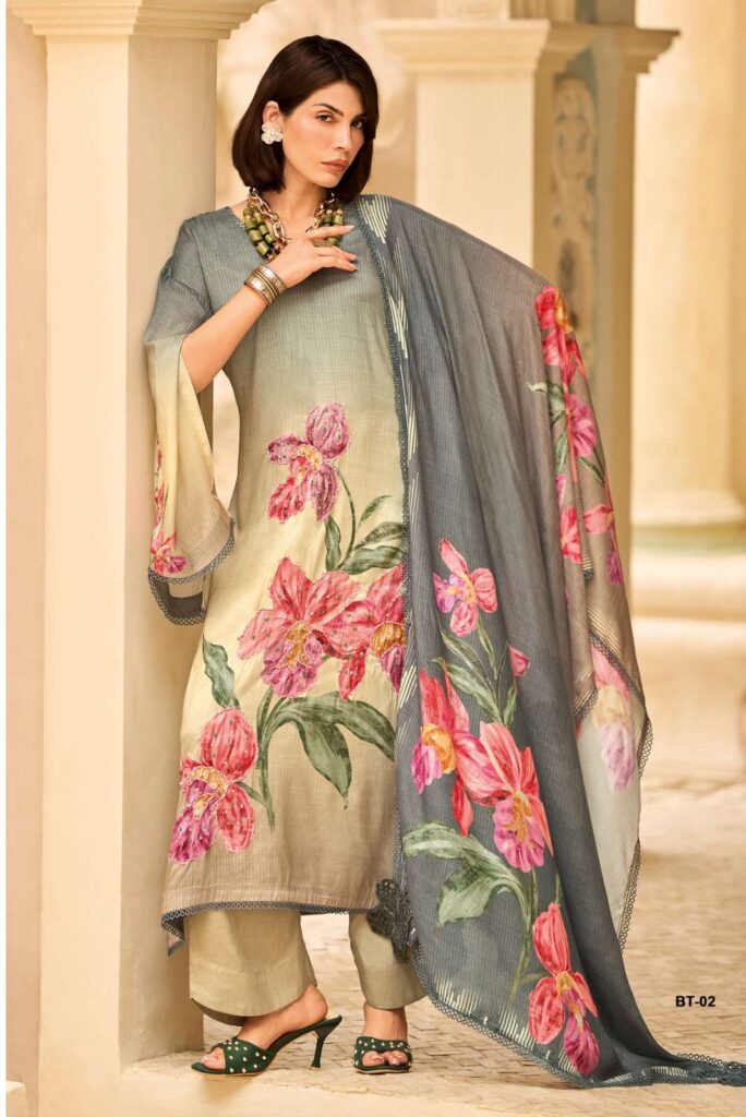 My Fashion Road Varsha Botanist Exclusive Designs Cotton Suit | BT – 02