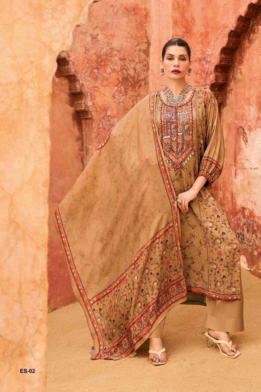 My Fashion Road Varsha Earth Song Exclusive Designs Muslin Suit | ES – 02 My Fashion Road Varsha Earth Song Exclusive Designs Muslin Suit | ES – 02