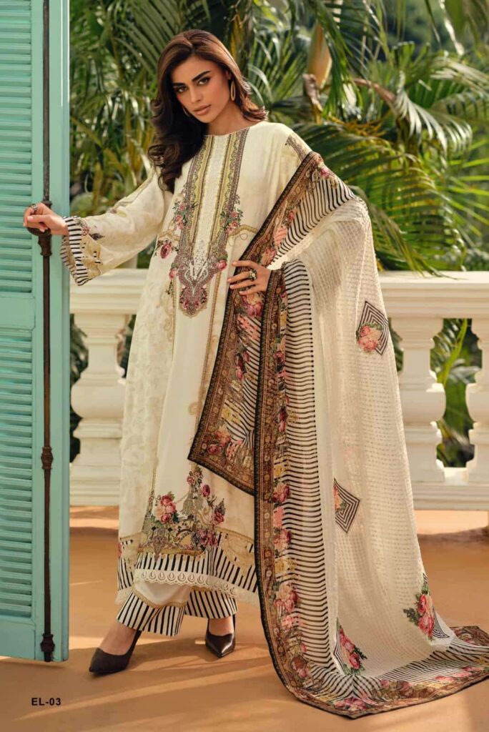 My Fashion Road Varsha Elena Vol 11 Premium Designs Muslin Suit | EL – 03