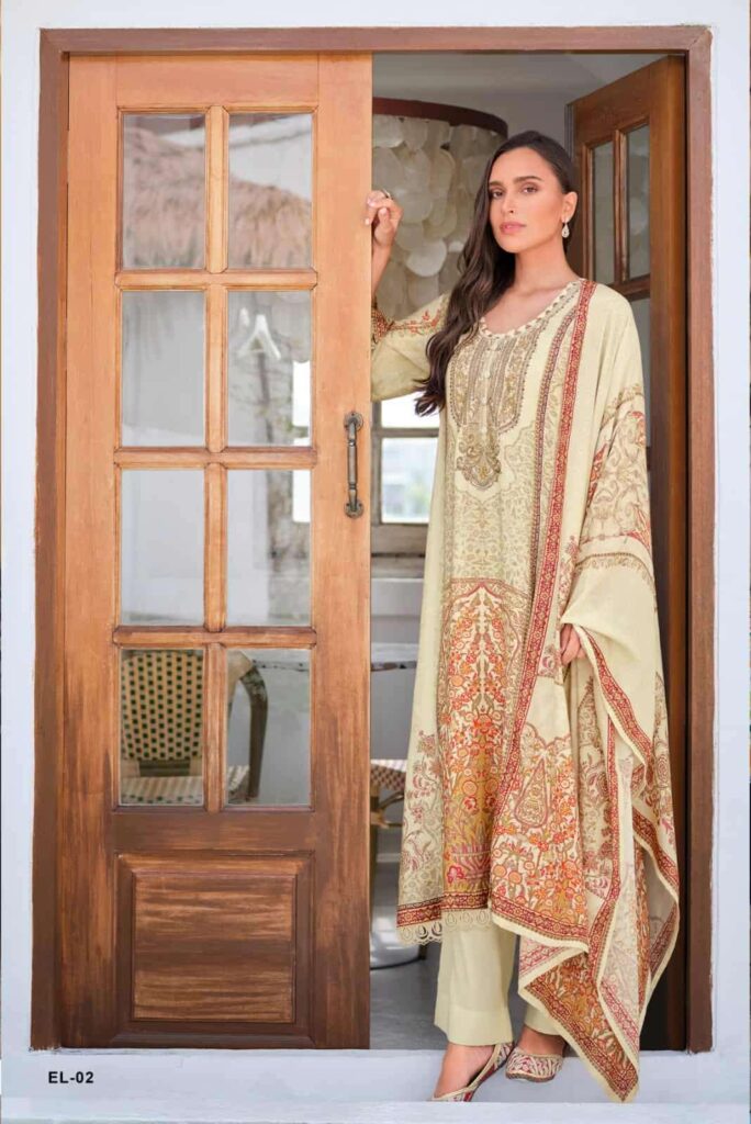 My Fashion Road Varsha Elena Vol 11 Premium Designs Muslin Suit | EL – 02