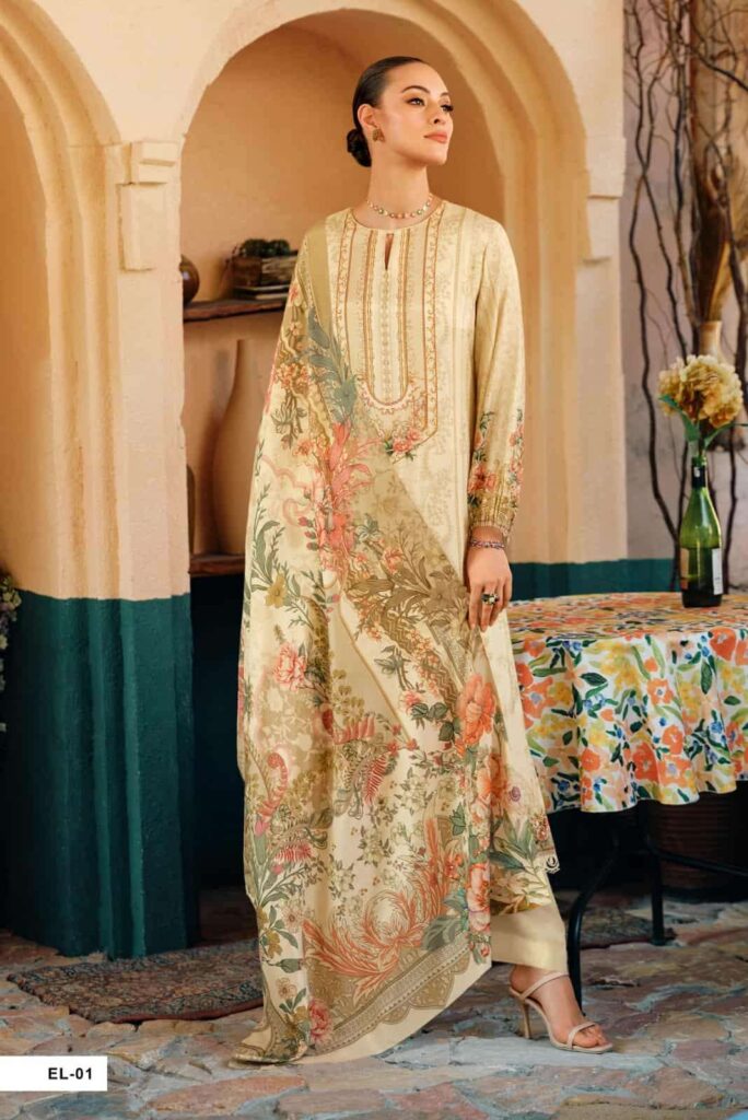 My Fashion Road Varsha Elena Vol 11 Premium Designs Muslin Suit | EL – 01