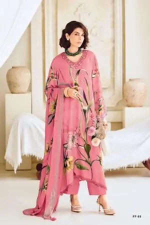 My Fashion Road Varsha Floral Forever Special Exclusive Muslin Dress | FF – 03