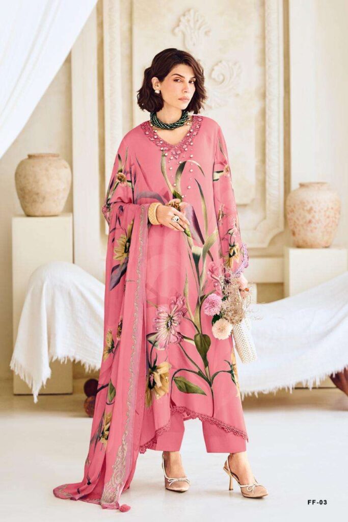 My Fashion Road Varsha Floral Forever Special Exclusive Muslin Dress | FF – 03
