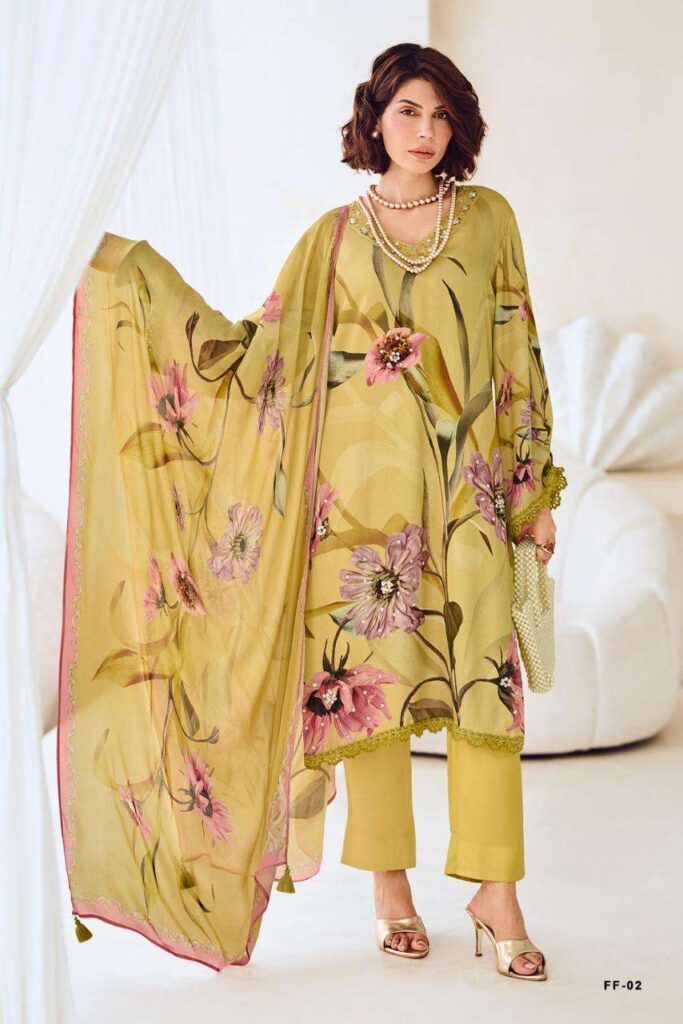 My Fashion Road Varsha Floral Forever Special Exclusive Muslin Dress | FF – 02