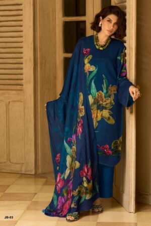 My Fashion Road Varsha Japanese Blossom Premium Designs Muslin Dress | JP – 03