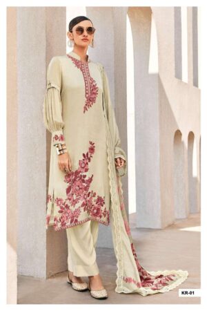 My Fashion Road Varsha Kairo Fancy Muslin Salwar Suit | KR – 01