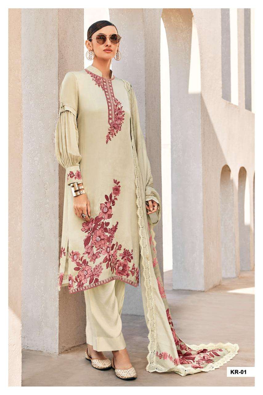 My Fashion Road Varsha Kairo Fancy Muslin Salwar Suit | KR – 01 My Fashion Road Varsha Kairo Fancy Muslin Salwar Suit | KR – 01