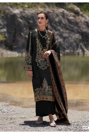 My Fashion Road Varsha Sage Digital Printed Crape Salwar Suit | SG – 05