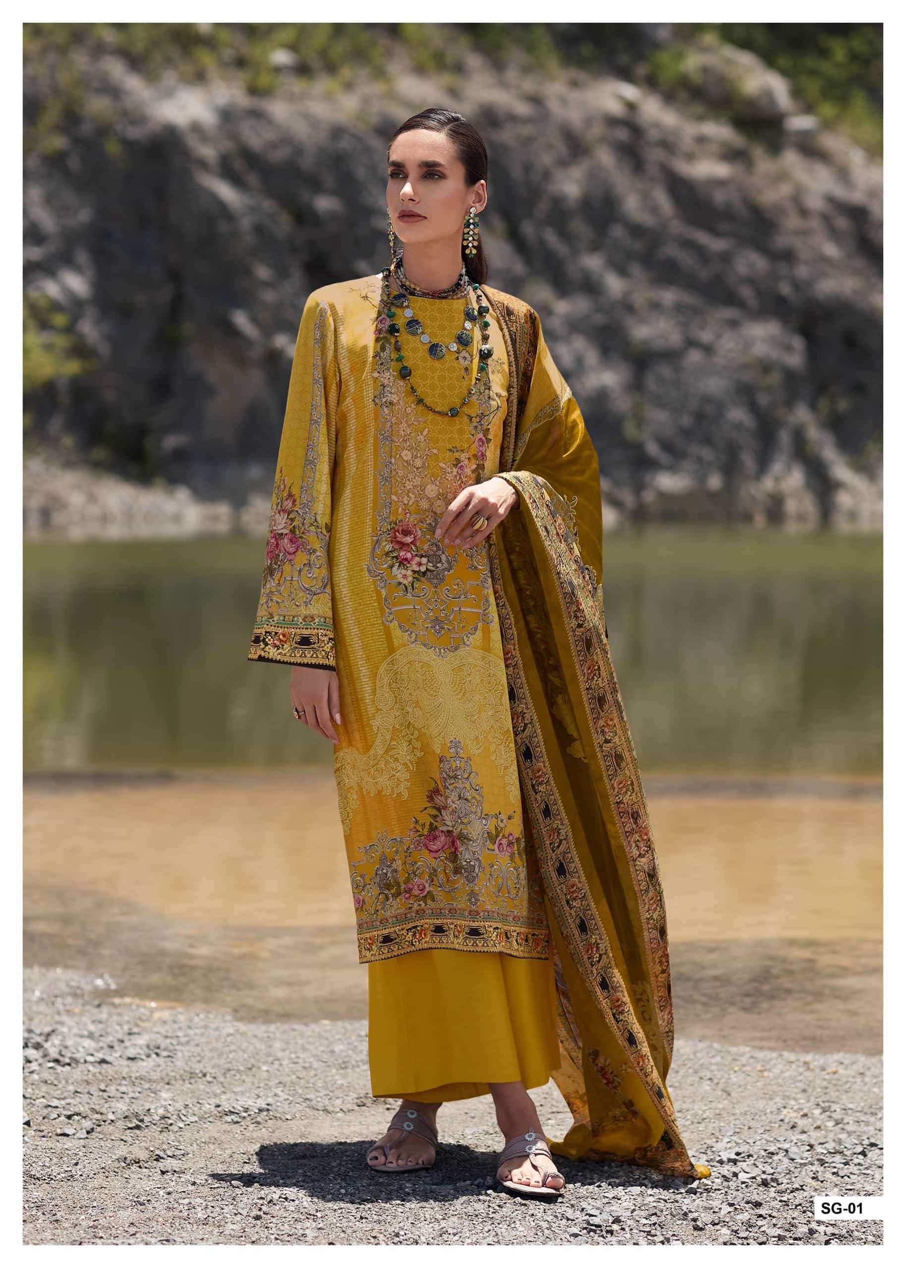 My Fashion Road Varsha Sage Digital Printed Crape Salwar Suit | SG – 01 My Fashion Road Varsha Sage Digital Printed Crape Salwar Suit | SG – 01