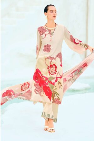 My Fashion Road Varsha The Print Stories Discostar Digital Printed Crape Silk Suit | TPS – 03