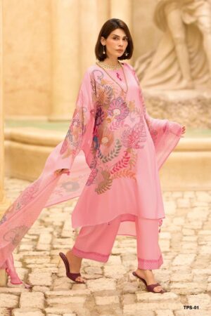 My Fashion Road Varsha The Print Stories Soulstar Fancy Silk Digital Printed Suit | TPS – 01