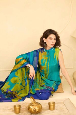 My Fashion Road Varsha The Print Stories Superstar Fancy Silk Digital Printed Suit | TPS – 01