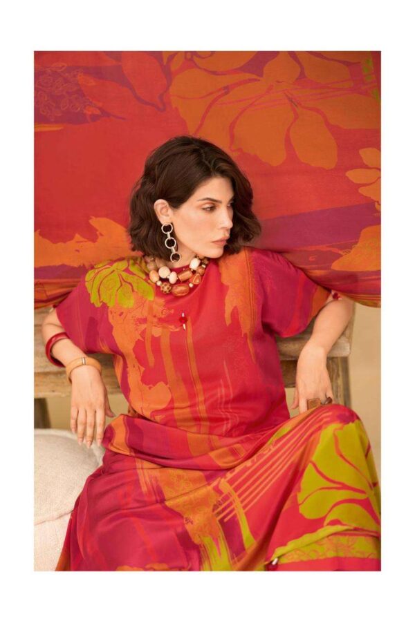 My Fashion Road Varsha The Print Stories Superstar Fancy Silk Digital Printed Suit | TPS – 02